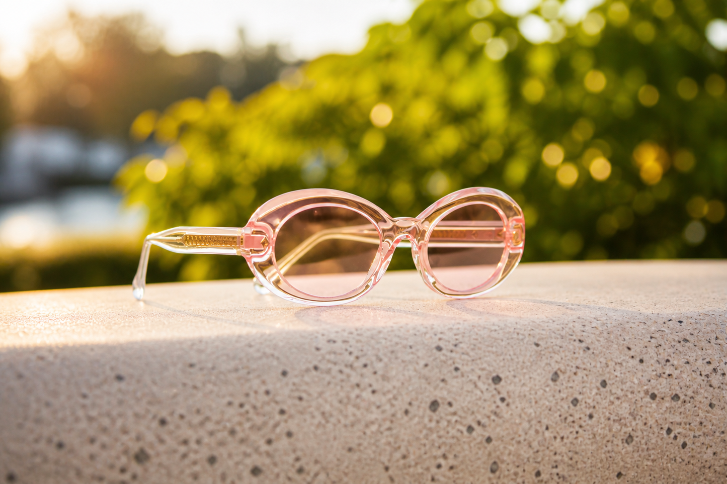 Espejuelos Rosados Transparentes Rose | Diseño Elegante Cloud Jelly